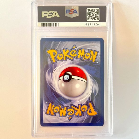 PSA 8 Psychic Energie NM-MT 101 French Base 1st Edition 1999 Pokemon 61845041 - Picture 2 of 2